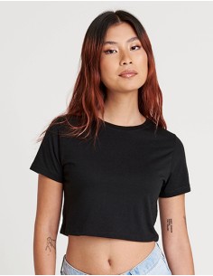 A-JT006-Womens Tri-Blend Cropped T 2